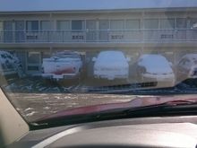 Hotel in Dalhart Texas the next morning