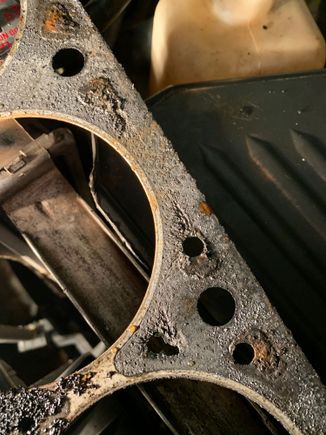 Surprised it isn’t busted through but clearly washed out. 