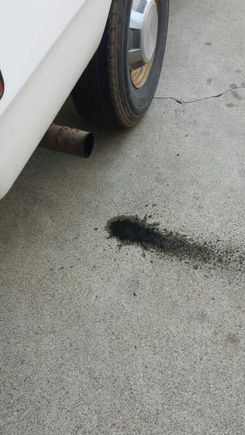 raw fuel, plus some burned black excess. This all belched this morning, then popped a #27 code