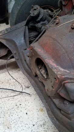 Bell housing had of a mouse nest. Im sure "it ran when it was parked", just like all of them. Hole in the radiator, empty gas tank, no clutch or brake fluid, all kinds of issues. 