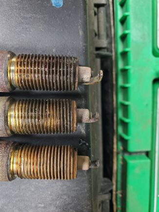 I have never seen a set this worn out. Not one freak since changed on june 10th. I told my wife if it set a code for ignition i would change the coil. Well it did and i checked my local place has it so 80 bucks on Monday. It will be changed.