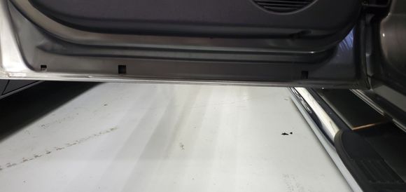 Rear Door no seal.