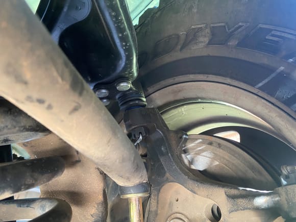 Drivers side upper ball joint