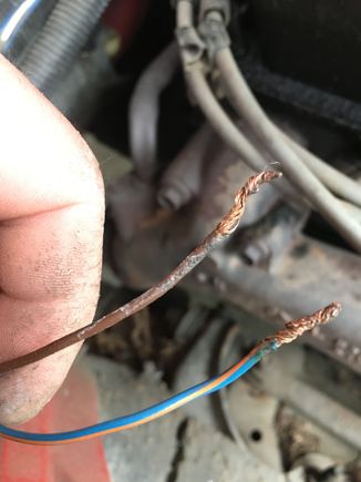 And these were the other two wires that go back to 