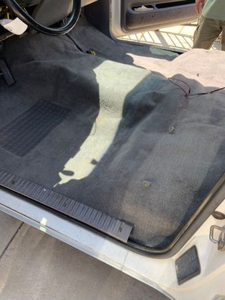 Still need to finish the install.  This is a dry fit, figure I will let the sun stretch out the material.