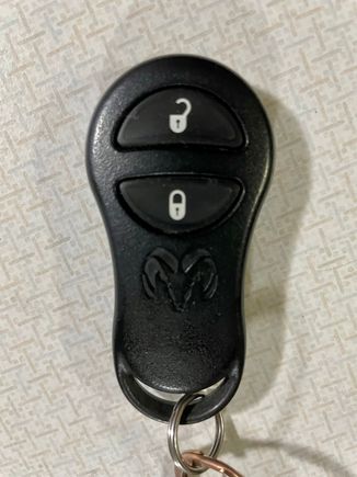 Two button fob for 1999 3500 maxivan 