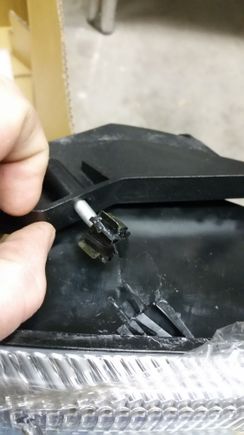 Adjuster busted off the housing.