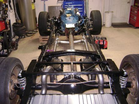 Rear shot. Everything seems to be going back together well. 