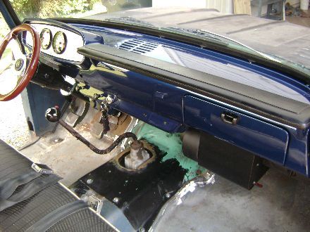 All nice and shiny. Has a new glove box also. 