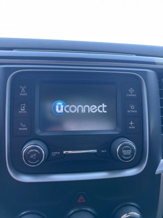 Uconnect screen is frozen