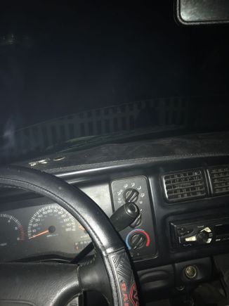 Dash cover (not pinned down)