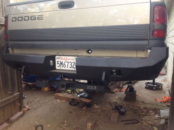Rear axle was a pain.