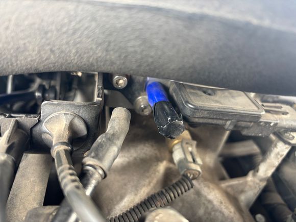 3years of high idol FIXED with cap on TB where purge valve goes!!! Buying a new one tomorrow can I drive like this or should I hook it back up until I can get a new one tomorrow? THANK YOU!! 