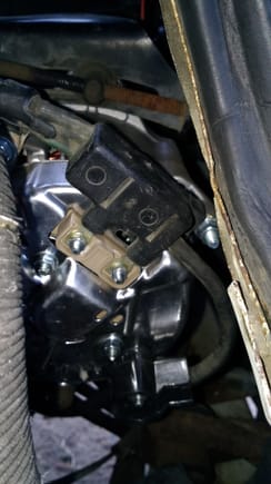 Part of 4-way alternator connector
