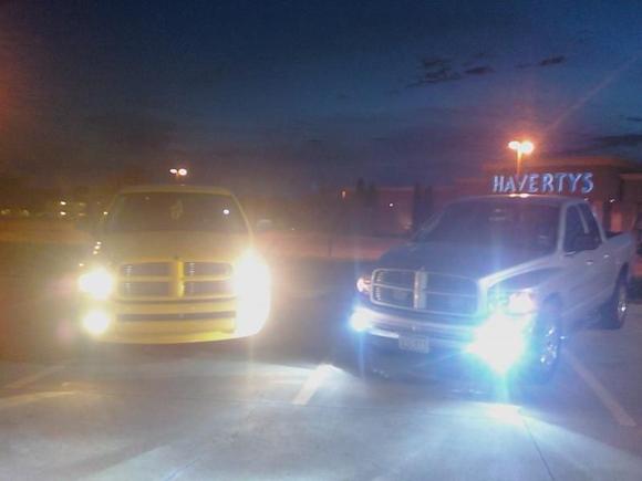 With the lights on.  Well, nicks normals don't match right now, so he just went fogs hahaha