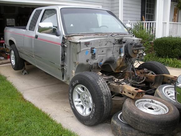 Pulled the engine out
