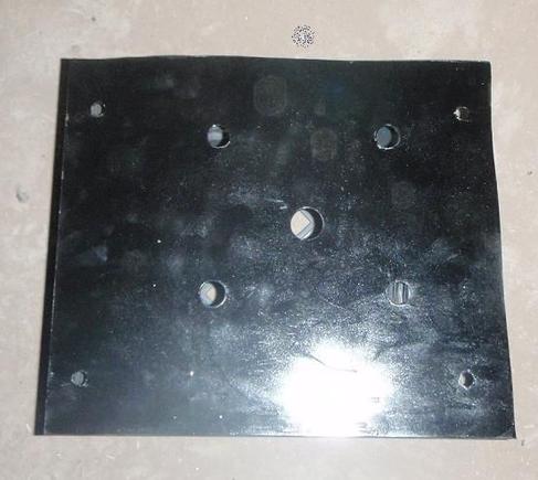 Transmission oil pan skid plate