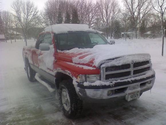 1st snow of the year