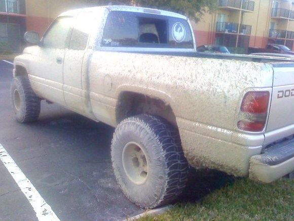 still muddy