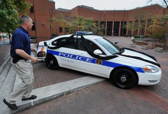 Officer Sweeney of Frederick City Police Dept. died in a high speed pursuit of Drunk driver.