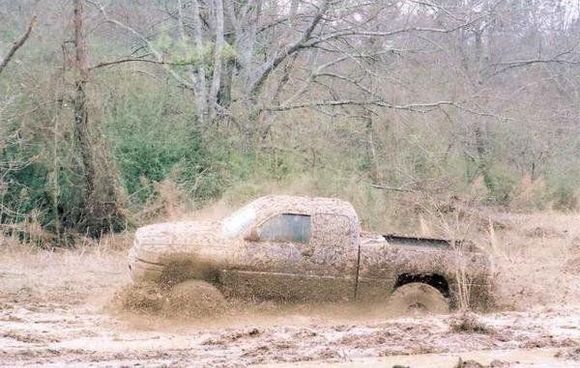 muddy truck