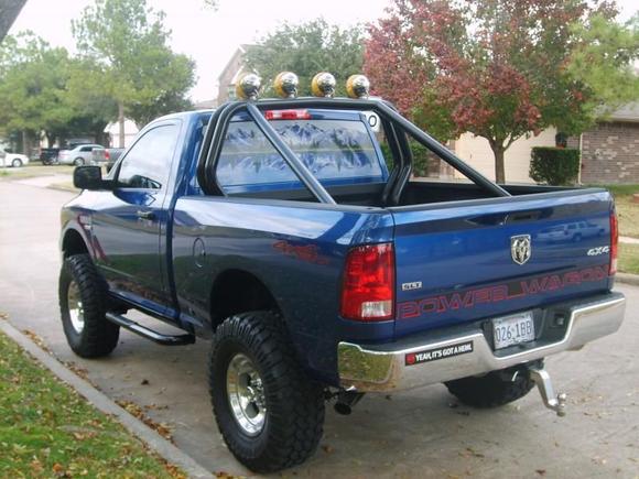 Mountain lake rear window and Power Wagon graphics complete the retro look
