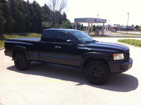 completely murdered out everything as I want maybe needs smoked cab lights