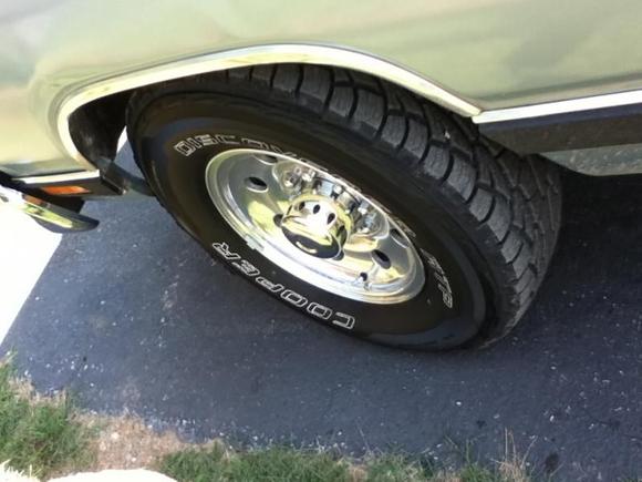 new tires, cooper discovery atp.