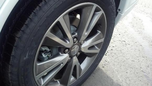 20" Polished Aluminum with mineral gray Pockets