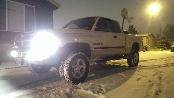 A little snow on the ground