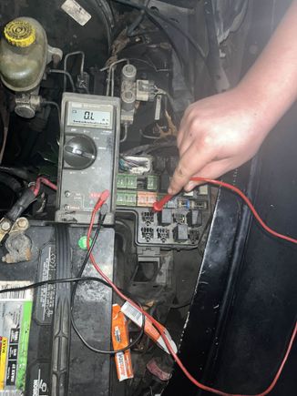 Resistance to ground at 85