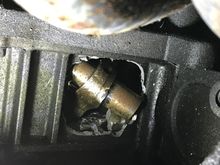 Found the engine damage. Oof. Good thing I got a whole ass engine sitting next to this one ready to go in. 