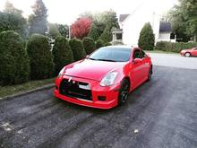 infiniti g35 red gtr style body kit#g35#redcar#monbb#bodykit#gtrstyle#34#infiniti#car#passion#flash#sun#love2ride