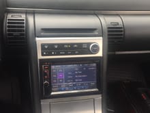 Alright...finally finished up my head unit install. This was all supposed to go a lot faster but since my wife took a break from school and is back in town, I did everything little bit at a time whenever I was free. Head unit is nice...has all the usual stuff including HD radio tuner and a back up Camera. Also gives me the option to turn on the camera when I'm not in reverse...which I like.