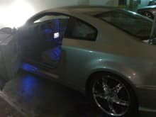 BLUE LIGHTS ARE MY TRADEMARK. I PUT EM IN ALL MY RIDES.