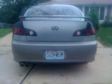 When i first got the tail lights done. Later removed the circle inserts.