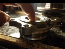 is this normal for a new bearing to do
 thiis is the bottom section that sits on the hub