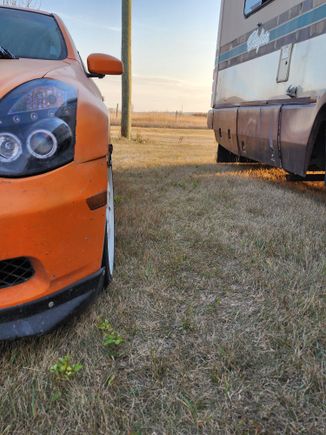 04 pumpkin g35 and the motorhome on my land 