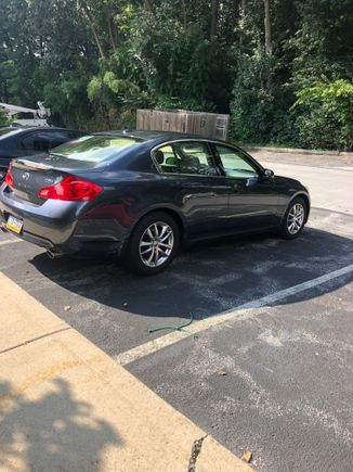 Just got her today. 2008 G35x 5AT. 129,000 miles. Deceptively fast 👍
