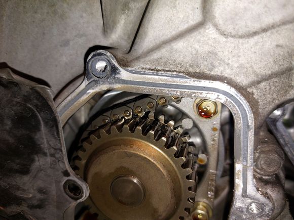 Is the chain behind the gears? It seems as though it may have slipped....