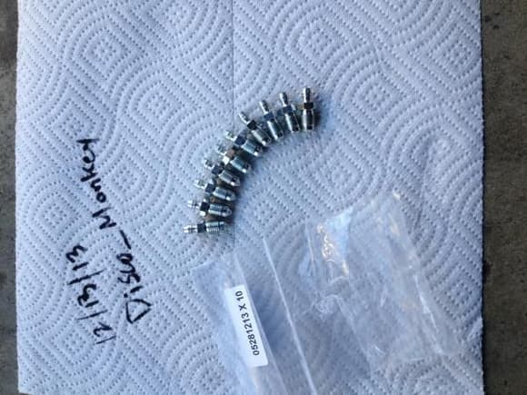 Brembo bleeder screws