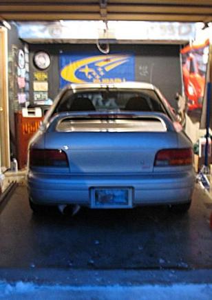 RSTi toasty in the garage