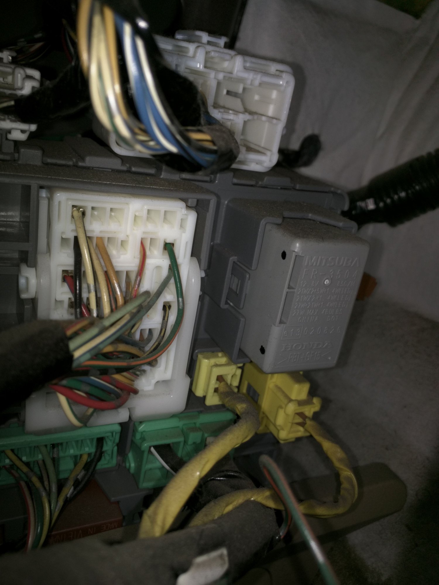 Passenger side signal and passenger hazard do not work HondaTech