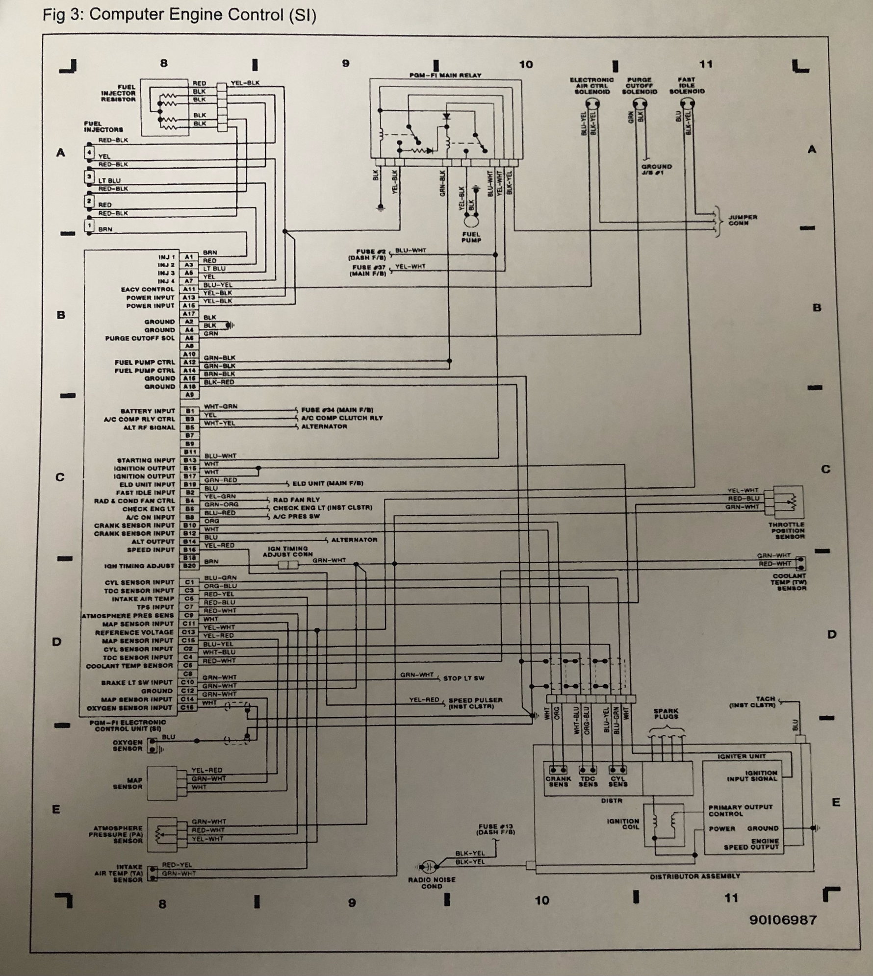 88 91 Civic Complete Wiring Diagram Honda Tech Honda Forum Discussion