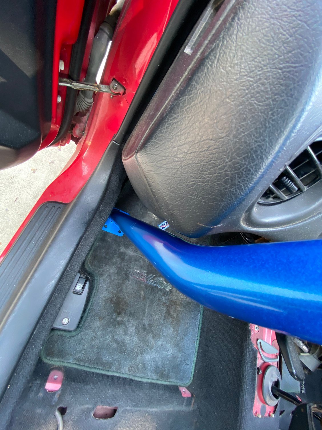 Honda Del Sol Cusco 6 point roll cage mounting location pics Honda