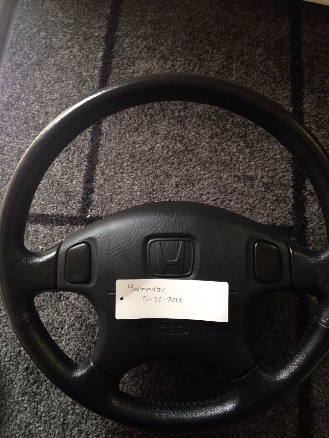 CA (9600)Honda Civic oem SRS steering wheel HondaTech