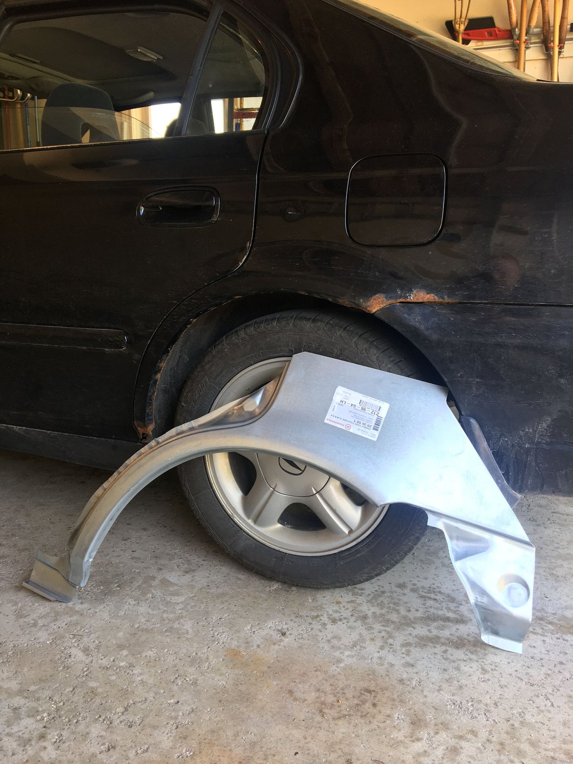 Cut out rust and cover with Fender Flare? HondaTech Honda Forum