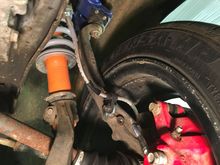 For my life I could not get the OEM brake hose brackets to work up front without the hoses trying to kink. Some little angled brackets did the trick.