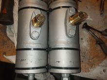 And here I just used zip-ties to hold each of the tanks together, which made it much easier to mount them on the firewall