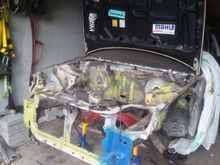 Hood latch and some firewall progress